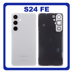 &Gamma;&nu;ή&sigma;&iota;&alpha; Original Samsung Galaxy S24 FE (SM-S721B, SM-S721B/DS) Rear Back Battery Cover &Pi;ί&sigma;&omega; &Kappa;&alpha;&pi;ά&kappa;&iota; &Pi;&lambda;ά&tau;&eta; &Mu;&pi;&alpha;&tau;&alpha;&rho;ί&alpha;&sigmaf; Gray &Gamma;&kappa;&rho;&iota; GH82-35832B (Service Pack By Samsung)