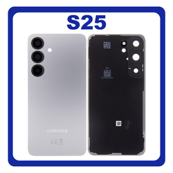 &Gamma;&nu;ή&sigma;&iota;&alpha; Original Samsung Galaxy S25 (SM-S931B, SM-S931B/DS) Rear Back Battery Cover &Pi;ί&sigma;&omega; &Kappa;&alpha;&pi;ά&kappa;&iota; &Pi;&lambda;ά&tau;&eta; &Mu;&pi;&alpha;&tau;&alpha;&rho;ί&alpha;&sigmaf; Silver Shadow &Alpha;&sigma;&eta;&mu;ί GH82-36295A (Service Pack By Samsung)