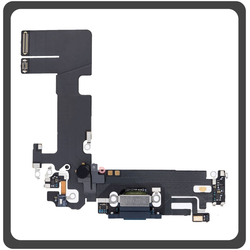 iPhone 13 (A2633, A2482) Lightning USB Charging Dock Connector Lightning Flex &Kappa;&alpha;&lambda;&omega;&delta;&iota;&omicron;&tau;&alpha;&iota;&nu;ί&alpha; &Kappa;&omicron;&nu;έ&kappa;&tau;&omicron;&rho;&alpha;&sigmaf; &Phi;ό&rho;&tau;&iota;&sigma;&eta;&sigmaf; + Microphone &Mu;&iota;&kappa;&rho;ό&phi;&omega;&nu;&omicron; Midnight &Mu;&alpha;ύ&rho;&omicron; (Pulled)