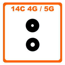 &Gamma;&nu;ή&sigma;&iota;&alpha; Original Xiaomi Redmi 14C 4G (2411DRN47C), Redmi 14C 5G (2411DRN47I) Rear Back Camera Glass Lens &Pi;ί&sigma;&omega; &Tau;&zeta;&alpha;&mu;ά&kappa;&iota; &Kappa;ά&mu;&epsilon;&rho;&alpha;&sigmaf; (Service Pack By Xiaomi)