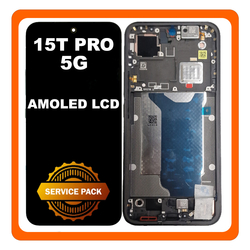 &Gamma;&nu;ή&sigma;&iota;&alpha; Original Xiaomi 15T Pro 5G (2506BPN68G) AMOLED LCD Display Screen Assembly &Omicron;&theta;ό&nu;&eta; + Touch Screen Digitizer &Mu;&eta;&chi;&alpha;&nu;&iota;&sigma;&mu;ό&sigmaf; &Alpha;&phi;ή&sigmaf; + Frame Bezel &Pi;&lambda;&alpha;ί&sigma;&iota;&omicron; &Sigma;&alpha;&sigma;ί Black &Mu;&alpha;ύ&rho;&omicron; 5600040O12U00 (Service Pack By Xiaomi)