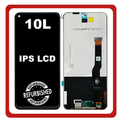 New Refurbished TCL 10L (T770H, T770B), IPS LCD Display Screen Assembly &Omicron;&theta;ό&nu;&eta; + Touch Screen Digitizer &Mu;&eta;&chi;&alpha;&nu;&iota;&sigma;&mu;ό&sigmaf; &Alpha;&phi;ή&sigmaf; Black &Mu;&alpha;ύ&rho;&omicron;