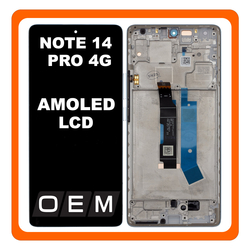 HQ OEM &Sigma;&upsilon;&mu;&beta;&alpha;&tau;ό &Mu;&epsilon; Xiaomi Redmi Note 14 Pro 4G (24116RACCG) AMOLED LCD Display Screen Assembly &Omicron;&theta;ό&nu;&eta; + Touch Screen Digitizer &Mu;&eta;&chi;&alpha;&nu;&iota;&sigma;&mu;ό&sigmaf; &Alpha;&phi;ή&sigmaf; + Frame Bezel &Pi;&lambda;&alpha;ί&sigma;&iota;&omicron; &Sigma;&alpha;&sigma;ί Ocean Blue &Mu;&pi;&lambda;&epsilon;​ (Premium A+)