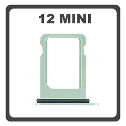 Original for Apple iPhone 12 Mini , iPhone12 Mini (A2399, A2176, A2398, A2400, A2399) SIM Card Tray Green &Pi;&rho;ά&sigma;&iota;&nu;&omicron; Pulled
