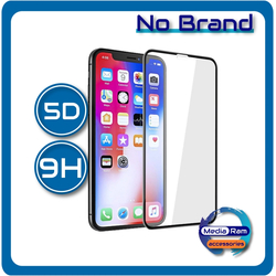 Tempered Glass 5D Τζαμάκι Οθόνης For Apple iPhone 15 Pro 6.1" Black Μαύρο 9H