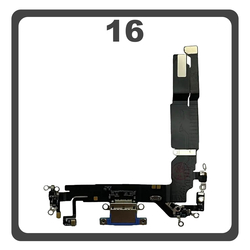 &Gamma;&nu;ή&sigma;&iota;&alpha; Original For Apple iPhone 16, iPhone16 (A3287, A3081) Charging Dock Connector Type C​ Flex &Kappa;&alpha;&lambda;&omega;&delta;&iota;&omicron;&tau;&alpha;&iota;&nu;ί&alpha; &Kappa;&omicron;&nu;έ&kappa;&tau;&omicron;&rho;&alpha;&sigmaf; &Phi;ό&rho;&tau;&iota;&sigma;&eta;&sigmaf; + Microphone &Mu;&iota;&kappa;&rho;ό&phi;&omega;&nu;&omicron; Ultramarine &Mu;&pi;&lambda;&epsilon; Pulled