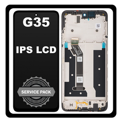 &Gamma;&nu;ή&sigma;&iota;&alpha; Original Motorola Moto G35 (XT2433-5) IPS LCD Display Screen Assembly &Omicron;&theta;ό&nu;&eta; + Touch Screen Digitizer &Mu;&eta;&chi;&alpha;&nu;&iota;&sigma;&mu;ό&sigmaf; &Alpha;&phi;ή&sigmaf; + Frame Bezel &Pi;&lambda;&alpha;ί&sigma;&iota;&omicron; &Sigma;&alpha;&sigma;ί Black &Mu;&alpha;ύ&rho;&omicron; 5D68C28856 (Service Pack By Motorola)
