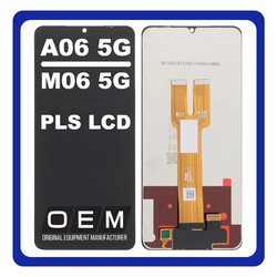&Gamma;&nu;ή&sigma;&iota;&alpha; Original Samsung Galaxy A06 5G (SM-A066B, SM-A066B/DS), Galaxy M06 5G (SM-M066B, SM-M066B/DS) PLS LCD Display Screen Assembly &Omicron;&theta;ό&nu;&eta; + Touch Screen Digitizer &Mu;&eta;&chi;&alpha;&nu;&iota;&sigma;&mu;ό&sigmaf; &Alpha;&phi;ή&sigmaf; Black &Mu;&alpha;ύ&rho;&omicron; (Premium A+)