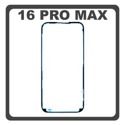 HQ OEM &Sigma;&upsilon;&mu;&beta;&alpha;&tau;ό &Mu;&epsilon; Apple iPhone 16 Pro Max, iPhone 16Pro Max (A3296, A3084) Adhesive Tape LCD Cover Film Glue, &Delta;&iota;&pi;&lambda;ή&sigmaf; Ό&psi;&eta;&sigmaf; &Kappa;ό&lambda;&lambda;&alpha; (Premium A+)