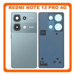 HQ OEM &Sigma;&upsilon;&mu;&beta;&alpha;&tau;ό &Mu;&epsilon; Xiaomi Redmi Note 13 Pro 4G (23117RA68G, 2312FPCA6G) Rear Back Battery Cover &Pi;ί&sigma;&omega; &Kappa;ά&lambda;&upsilon;&mu;&mu;&alpha; &Kappa;&alpha;&pi;ά&kappa;&iota; &Pi;&lambda;ά&tau;&eta; &Mu;&pi;&alpha;&tau;&alpha;&rho;ί&alpha;&sigmaf; + Camera Lens &Tau;&zeta;&alpha;&mu;ά&kappa;&iota; &Kappa;ά&mu;&epsilon;&rho;&alpha;&sigmaf; Forest Green &Pi;&rho;ά&sigma;&iota;&nu;&omicron; (Premium A+)