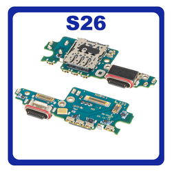 &Gamma;&nu;ή&sigma;&iota;&alpha; Original Samsung Galaxy S26 (SM-S942B, SM-S942B/DS) USB Type-C Charging Dock Connector Flex Sub Board, &Kappa;&alpha;&lambda;&omega;&delta;&iota;&omicron;&tau;&alpha;&iota;&nu;ί&alpha; &Upsilon;&pi;ό &Pi;&lambda;&alpha;&kappa;έ&tau;&alpha; &Phi;ό&rho;&tau;&iota;&sigma;&eta;&sigmaf; + Microphone &Mu;&iota;&kappa;&rho;ό&phi;&omega;&nu;&omicron; + Sim Reader GH96-20820A(Service Pack By Samsung)
