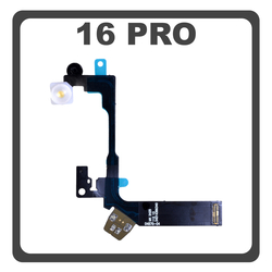 Original For &Gamma;&nu;ή&sigma;&iota;&omicron; &Gamma;&iota;&alpha; Apple iPhone 16 Pro, iPhone 16Pro (A3293, A3083) Camera Flashlight Flex Cable &Phi;&lambda;&alpha;&sigmaf; (Pulled)