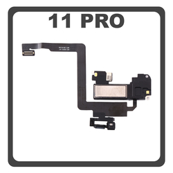 Original For &Gamma;&nu;ή&sigma;&iota;&omicron; &Gamma;&iota;&alpha; Apple iPhone 11 Pro (A2215, A2160) EarPiece Receiver Speaker &Alpha;&kappa;&omicron;&upsilon;&sigma;&tau;&iota;&kappa;ό + Proximity Sensor Flex Cable &Kappa;&alpha;&lambda;&omega;&delta;&iota;&omicron;&tau;&alpha;&iota;&nu;ί&alpha; &Alpha;&iota;&sigma;&theta;&eta;&tau;ή&rho;&alpha;&sigmaf; &Epsilon;&gamma;&gamma;ύ&tau;&eta;&tau;&alpha;&sigmaf; (Pulled)