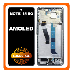 &Gamma;&nu;ή&sigma;&iota;&alpha; Original Xiaomi Redmi Note 15 5G (25096RA9BG, 25098RA98G) AMOLED LCD Display Screen Assembly &Omicron;&theta;ό&nu;&eta; + Touch Screen Digitizer &Mu;&eta;&chi;&alpha;&nu;&iota;&sigma;&mu;ό&sigmaf; &Alpha;&phi;ή&sigmaf; + Frame Bezel &Pi;&lambda;&alpha;ί&sigma;&iota;&omicron; &Sigma;&alpha;&sigma;ί Purple &Mu;&omega;&beta; 56002300P1700 (Service Pack By Xiaomi)