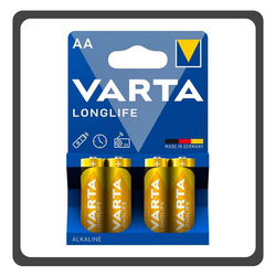 VARTA Longlife AA 1.5V αλκαλικές μπαταρίες 4 τμχ 4008496525157