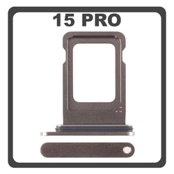 Original for iPhone 15 Pro, iPhone15 Pro (A2848, A3101) SIM Card Tray &Theta;ή&kappa;&eta; &Kappa;ά&rho;&tau;&alpha;&sigmaf; Sim Natural &Gamma;&kappa;&rho;&iota;