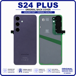 &Gamma;&nu;ή&sigma;&iota;&alpha; Original Samsung Galaxy S24 Plus, S24+ (SM-S926B, SM-S926B/DS) Rear Back Battery Cover &Pi;ί&sigma;&omega; &Kappa;ά&lambda;&upsilon;&mu;&mu;&alpha; &Kappa;&alpha;&pi;ά&kappa;&iota; &Mu;&pi;&alpha;&tau;&alpha;&rho;ί&alpha;&sigmaf; + Camera Lens &Tau;&zeta;&alpha;&mu;ά&kappa;&iota; &Kappa;ά&mu;&epsilon;&rho;&alpha;&sigmaf; Cobalt Violet &Beta;&iota;&omicron;&lambda;&epsilon;&tau;ί GH82-33275C​ (Service Pack By Samsung)