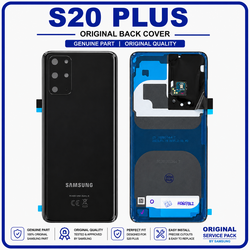 &Gamma;&nu;ή&sigma;&iota;&alpha; Original Samsung Galaxy S20 Plus (SM-G985, SM-G985F, SM-G985F/DS) Rear Back Battery Cover &Pi;ί&sigma;&omega; &Kappa;ά&lambda;&upsilon;&mu;&mu;&alpha; &Kappa;&alpha;&pi;ά&kappa;&iota; &Pi;&lambda;ά&tau;&eta; &Mu;&pi;&alpha;&tau;&alpha;&rho;ί&alpha;&sigmaf; Black &Mu;&alpha;ύ&rho;&omicron; GH82-22026A GH82-22032A (Service Pack by Samsung)