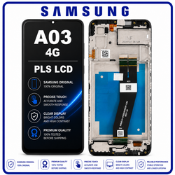 &Gamma;&nu;ή&sigma;&iota;&alpha; Original Samsung Galaxy A03, A 03 (SM-A035G, SM-A035G/DS) PLS LCD Display Screen Assembly &Omicron;&theta;ό&nu;&eta; + Touch Screen Digitizer &Mu;&eta;&chi;&alpha;&nu;&iota;&sigma;&mu;ό&sigmaf; &Alpha;&phi;ή&sigmaf; + Frame Bezel &Pi;&lambda;&alpha;ί&sigma;&iota;&omicron; &Sigma;&alpha;&sigma;ί Black &Mu;&alpha;ύ&rho;&omicron; GH81-21626A EU CODE (Service Pack By Samsung)