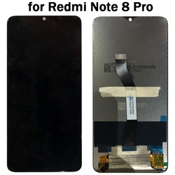 HQ OEM Xiaomi Redmi Note 8 Pro Lcd Screen Display &Omicron;&theta;ό&nu;&eta; + Touch Screen Digitizer &Mu;&eta;&chi;&alpha;&nu;&iota;&sigma;&mu;ό&sigmaf; &Alpha;&phi;ή&sigmaf; Black &Mu;&alpha;ύ&rho;&omicron; (Grade AAA+++)
