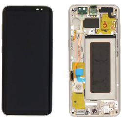 &Gamma;&nu;ή&sigma;&iota;&alpha; Original Samsung Galaxy S8 G950F G950 &Omicron;&theta;ό&nu;&eta; LCD Display Screen + Touch Screen DIgitizer &Mu;&eta;&chi;&alpha;&nu;&iota;&sigma;&mu;ό&sigmaf; &Alpha;&phi;ή&sigmaf; + Frame &Pi;&lambda;&alpha;ί&sigma;&iota;&omicron; Gold GH97-20457F