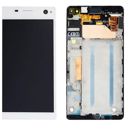 &Gamma;&nu;ή&sigma;&iota;&omicron; Original Sony Xperia C4 E5303 E5306 E5333 E5343 E5353 E5363 &Omicron;&theta;ό&nu;&eta; LCD Display Screen + Touch Screen Digitizer &Mu;&eta;&chi;&alpha;&nu;&iota;&sigma;&mu;ό&sigmaf; &Alpha;&phi;ή&sigmaf; + Frame &Pi;&lambda;&alpha;ί&sigma;&iota;&omicron; White