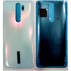 HQ OEM Xiaomi Redmi Note 8 Pro Back Rear Battery Cover &Kappa;&alpha;&pi;ά&kappa;&iota; &Kappa;ά&lambda;&upsilon;&mu;&mu;&alpha; &Mu;&pi;&alpha;&tau;&alpha;&rho;ί&alpha;&sigmaf; Pearl White