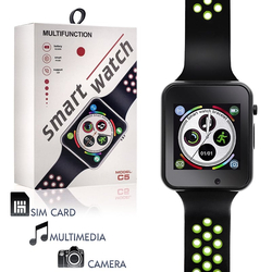 Smartwatch c5 &Pi;&rho;ά&sigma;&iota;&nu;&omicron; &mu;&epsilon; &Kappa;ά&rho;&tau;&alpha; sim