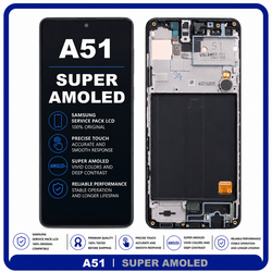 &Gamma;&nu;ή&sigma;&iota;&alpha; Original Samsung Galaxy A51 2020 (SM-A515F) Amoled Lcd Display Screen &Omicron;&theta;ό&nu;&eta; + Touch Screen Digitizer &Mu;&eta;&chi;&alpha;&nu;&iota;&sigma;&mu;ό&sigmaf; &Alpha;&phi;ή&sigmaf; GH82-21669A (Service Pack By Samsung)