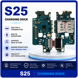 &Gamma;&nu;ή&sigma;&iota;&alpha; Original Samsung Galaxy S25 (SM-S931B, SM-S931B/DS) USB Type-C Charging Dock Connector Flex Sub Board, &Kappa;&alpha;&lambda;&omega;&delta;&iota;&omicron;&tau;&alpha;&iota;&nu;ί&alpha; &Upsilon;&pi;ό &Pi;&lambda;&alpha;&kappa;έ&tau;&alpha; &Phi;ό&rho;&tau;&iota;&sigma;&eta;&sigmaf; + Microphone &Mu;&iota;&kappa;&rho;ό&phi;&omega;&nu;&omicron; + Sim Reader GH96-18238A (Service Pack By Samsung)