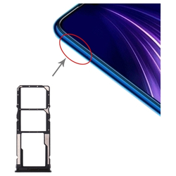 &Gamma;&nu;ή&sigma;&iota;&omicron; Original Xiaomi Redmi Note 8 Sim Card Tray &Theta;ή&kappa;&eta; &kappa;ά&rho;&tau;&alpha;&sigmaf; Black