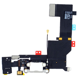 HQ OEM Iphone 5s Dock Charge Connector flex and Headphone Jack Καλωδιοταινία φόρτισης & Υποδοχή Ακουστικών White HQ OEM Iphone 5s Dock Charge Connector flex and Headphone Jack Καλωδιοταινία φόρτισης & Υποδοχή Ακουστικών White