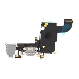 HQ OEM Iphone 6s Dock Charge Connector flex and Headphone Jack Καλωδιοταινία φόρτισης & Υποδοχή Ακουστικών Black (GRADE AAA+++)