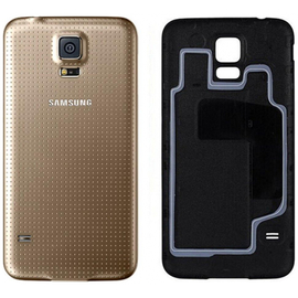 HQ OEM Samsung Galaxy S5 SM-G900F Battery Cover Καπάκι Μπαταρίας Gold