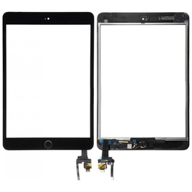 OEM iPad 3 mini A1599 A1600 Touch Panel Μηχανισμός Αφής + Home Button IC Τζάμι Black Mαύρο