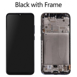 Γνήσιο Original Xiaomi MiA3 Mi A3 Amoled LCD Display Assembly Οθόνη + Touch Screen Digitizer Μηχανισμός Αφής+ Frame Πλαίσιο Σασί Black 5606101260B6 (Service Pack By Xiaomi)