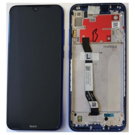 Γνήσιο Original Xiaomi Redmi Note 8T Note8T (M1908C3XG) IPS LCD Assembly Display Οθόνη + Touch Screen Digitizer Μηχανισμός Αφής + Πλαίσιο Σασί Frame Bezel Blue Μπλε 5600030C3X00 (Service Pack By Xiaomi)