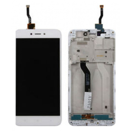 OEM HQ Xiaomi Redmi 5A Lcd Display Screen Οθόνη + Touch Screen Digitizer Μηχανισμός Αφής + Frame Μεσαίο Πλαίσιο White