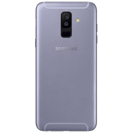 HQ OEM SAMSUNG Galaxy A6+ Plus (2018) A605F Back Battery Cover Πίσω Καπάκι Κάλλυμα Μπαταρίας Silver Grey