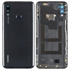 Γνήσια Original Huawei P Smart 2019 (POT-L21 POT-LX1) Back Rear Battery Cover Καπάκι Κάλυμμα Μπαταρίας + Fingerprint sensor Αισθητήρας Δακτυλικού αποτυπώματος 02352HTS Μαύρο Black​​