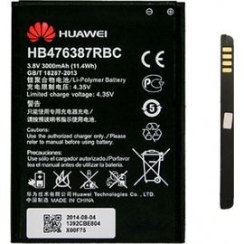 Original Huawei Ascend G750, Honor 3X HB476387RBC Μπαταρία Battery 3000mAh Li-Pol (Bulk) (Grade AAA+++)