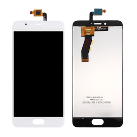 OEM HQ Meizu M5s / Meilan 5s M612H M612M LCD Display Screen &Omicron;&theta;ό&nu;&eta; + Touch Screen Digitizer &Mu;&eta;&chi;&alpha;&nu;&iota;&sigma;&mu;ό&sigmaf; &Alpha;&phi;ή&sigmaf; White (GRADE AAA+++)