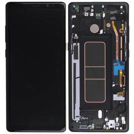 Γνήσια Original Samsung Galaxy Note 8 SM-N950F N950 Οθόνη LCD Display Screen + Touch Screen DIgitizer Μηχανισμός Αφής + Frame Πλαίσιο Black GH97-21065A​