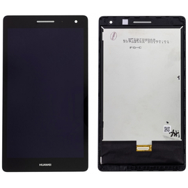 Γνήσιο Original Huawei MediaPad T3 2017 3G BG2-U01/03 7.0" Touch Screen Digitizer Μηχανισμός Αφής Τζαμι + Lcd Display Screen Οθονη Black (Service Pack By Huawei) 97060AWV