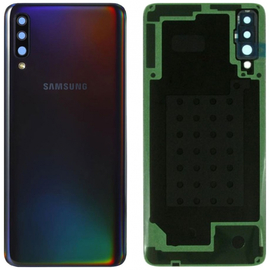 Γνήσιο Original Samsung Galaxy A70 2019 (SM-A705F) Rear Battery Cover Πίσω Καπακι Μπαταρίας Black GH82-19467A (Service Pack By Samsung)