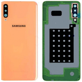 Γνήσιο Original Samsung Galaxy A70 2019 (SM-A705F) Rear Battery Cover Πίσω Καπακι Μπαταρίας Orange GH82-19467D (Service Pack By Samsung)