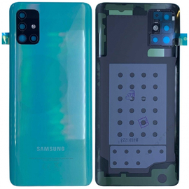 Γνήσια Original Samsung Galaxy A51 2019 (SM-A515F) Rear Back Battery Cover, Πίσω Καπάκι Μπαταρίας Blue GH82-21653C (Service Pack By Samsung)