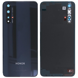 Γνήσιο Original Huawei Honor 20 (YAL-AL00 YAL-L21), Nova 5T (YAL-L61), Rear Back Battery Cover, Πίσω Καπάκι Μπαταρίας, Black 02352TXE (Service Pack By Huawei)