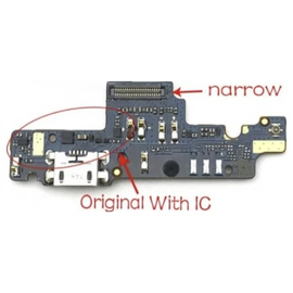 Γνήσια Original Xiaomi Redmi Note 4X / Redmi Note 4 Global​ Καλωδιοταινία Φόρτισης SUB Usb Plug Charging Board (Charging Dock Flex) + Mic Μικρόφωνο Narrow (Service Pack By Xiaomi)
