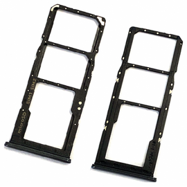 Γνήσια Original Samsung Galaxy A70 2019 (SM-A705FN) Sim Tray Cover Assy , Υποδοχέας Κάρτας Σιμ - Κάλυμμα Black (Service Pack By Samsung) GH98-44196A
